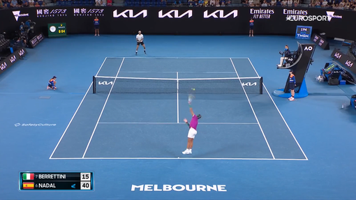 Il sogno australiano di Berrettini si infrange su Nadal Il sogno australiano di Berrettini si infrange su Nadal