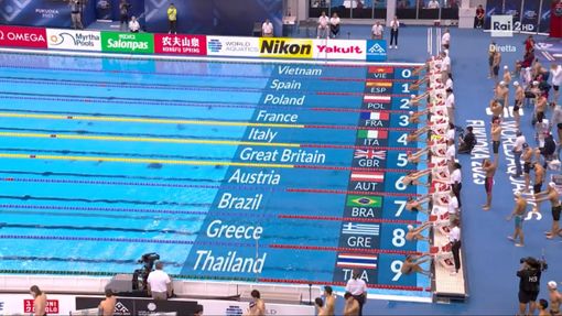 Batosta per l'Italia del nuoto e per Martinenghi nella staffetta