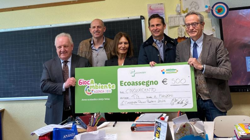 Premio Ballerio, consegnati da Coinger gli “ecoassegni” alle scuole vincitrici