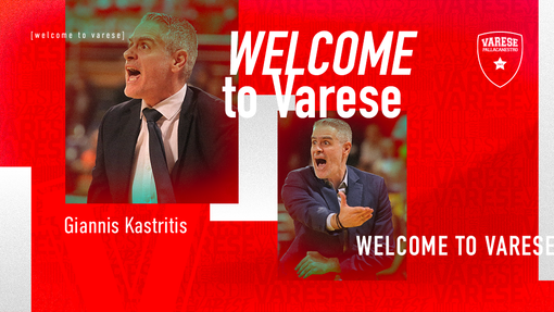 Ora è ufficiale: Kastritis nuovo coach della Pallacanestro Varese Ora è ufficiale: Kastritis nuovo coach della Pallacanestro Varese