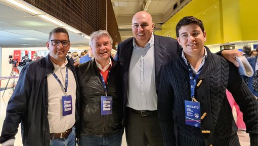 Da sinistra, Attolini, Nardi, Crosetto, Folegani Da sinistra, Attolini, Nardi, Crosetto, Folegani