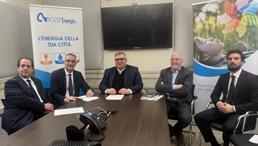 Da sinistra Montani, Iadonisi, Carraro, Cetti e Tugnoli