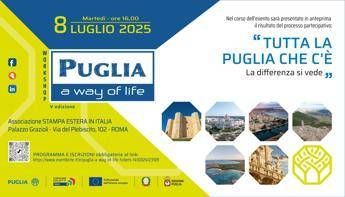 A Roma la V edizione di 'Puglia, a way of life' con il governatore Emiliano