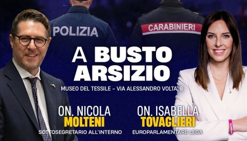 Decreto sicurezza, il sottosegretario Molteni a Busto per fare il punto sulle nuove norme