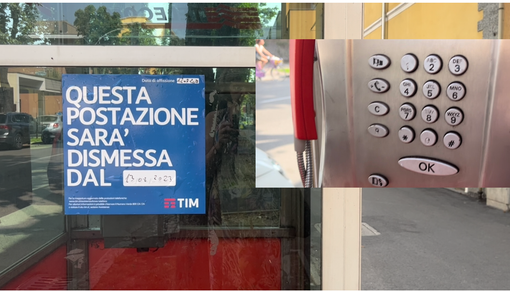 Una cabina superstite in viale Alfieri