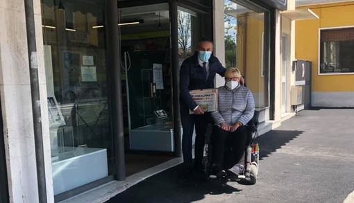 Sopralluogo sui marciapiedi dopo l'intervento di riqualificazione