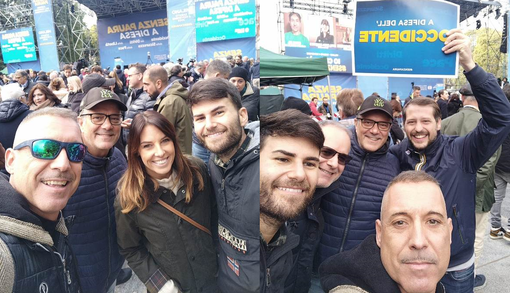 Manifestazione per i valori dell’Occidente, in piazza anche la Lega di Busto: «No alla violenza» Manifestazione per i valori dell’Occidente, in piazza anche la Lega di Busto: «No alla violenza»