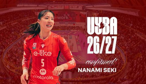 La Uyba riparte dalla sua regista: Nanami Seki ancora biancorossa