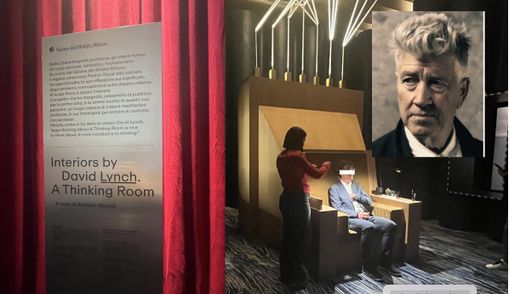 La foto di Lynch è di Dean Hurley per cortesia del Salone