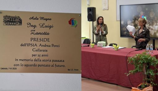 Il Ponti celebra 150 anni tra memoria e futuro: l’Aula Magna dedicata a Luigi Zanotta Il Ponti celebra 150 anni tra memoria e futuro: l’Aula Magna dedicata a Luigi Zanotta