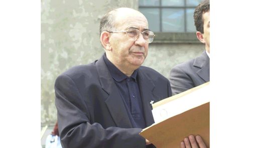 Don Luigi Brambillasca in una foto di Daniele Belosio Don Luigi Brambillasca in una foto di Daniele Belosio