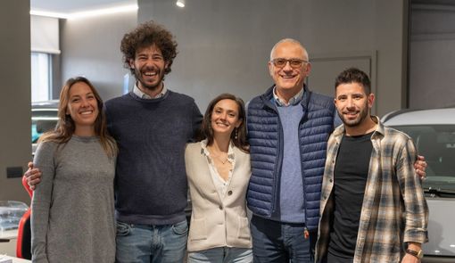 La famiglia Terrazzano, alla guida di Automotive Broker Services (foto Fabio Cadringher)