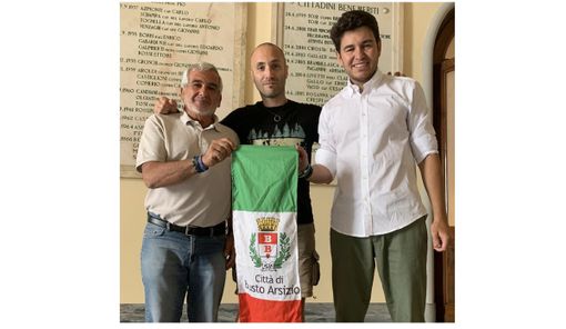 Orazio Tallarida e Luca Folegani con Michael Bolognini Orazio Tallarida e Luca Folegani con Michael Bolognini