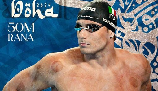 Così la Federnuoto celebra l'argento di Martinenghi