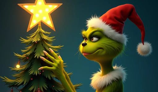 Una rappresentazione del Grinch (foto dal web) Una rappresentazione del Grinch (foto dal web)