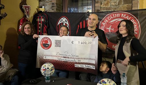 Il grande cuore del Milan Club Malpensa batte per Selene e la sua famiglia Il grande cuore del Milan Club Malpensa batte per Selene e la sua famiglia