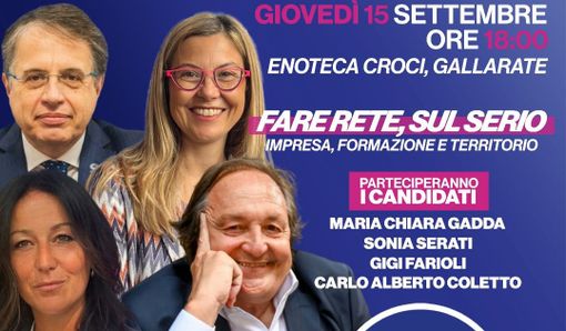 Azione-Italia Viva a Gallarate per discutere di impresa, formazione, territorio