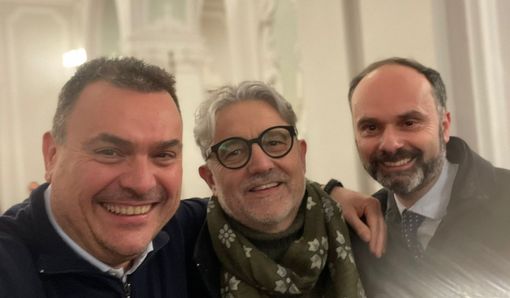 Magrini tra Tamborini (a sinjstra) e Tardugno Magrini tra Tamborini (a sinjstra) e Tardugno