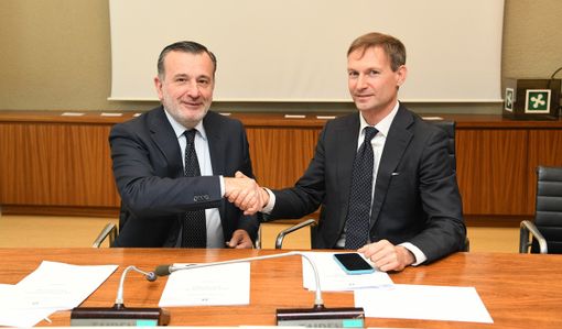 Ferrazzi (a sinistra) e Romani