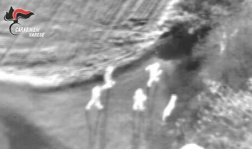 Le immagini notturne del blitz dei carabinieri di Saronno Le immagini notturne del blitz dei carabinieri di Saronno