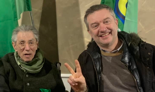 Umberto Bossi e Antonio Raimondi