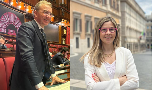 Gli onorevoli Andrea Pellicini e Maria Chiara Gadda Gli onorevoli Andrea Pellicini e Maria Chiara Gadda