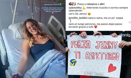 Uyba, operazione riuscita per la capitana Jennifer Boldini: «Passo dopo passo tornerò»