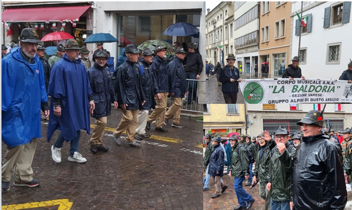 Gli alpini da Busto alla Valle, orgoglio super