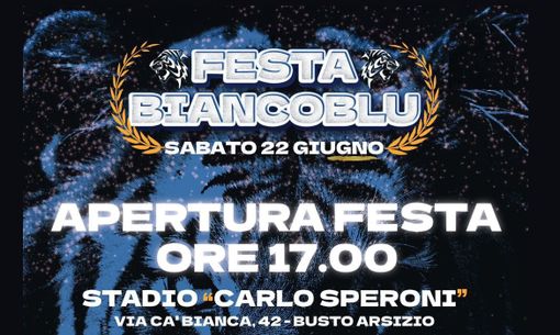 Sabato allo “Speroni” la Festa Biancoblu