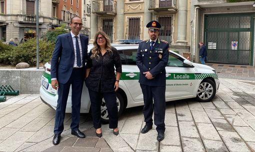 L'assessore Loschiavo, la giornalista Deriu e il comandante Lanna