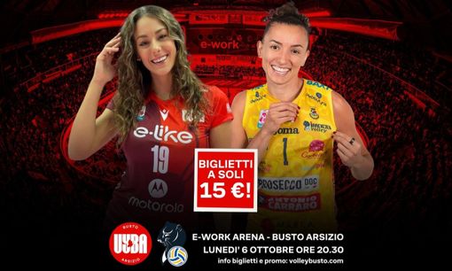 Posti numerati e match stellare: la nuova Uyba apre la stagione all’e-work arena
