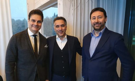 Da sinistra, Taldone, Salini e Longhini Da sinistra, Taldone, Salini e Longhini