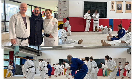 VIDEO E FOTO. La star giapponese e il judo bustocco, parte così la Città europea dello sport: «Un onore e noi fieri della nostra storia»