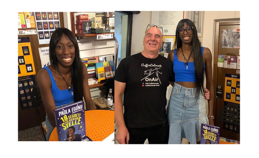 La foto postata da Boragno e quella di Vitali