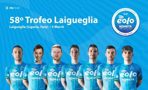 Eolo Kometa al debutto in Italia nel Trofeo Laigueglia: «Come un primo giorno di scuola» Eolo Kometa al debutto in Italia nel Trofeo Laigueglia: «Come un primo giorno di scuola»