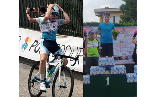 Braccia al cielo per Luca: sprint vincente per “Il Mastino” di Busto