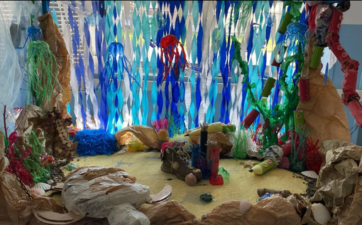 Il mio pianeta non è di plastica! I bambini della primaria Rossi mettono in mostra il loro grido di speranza