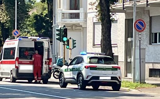 I soccorsi in viale Alfieri