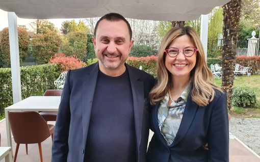 Ettore Rosato con Maria Chiara Gadda