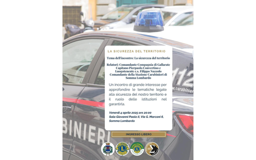 Sicurezza del territorio al centro: un incontro pubblico a Somma Lombardo