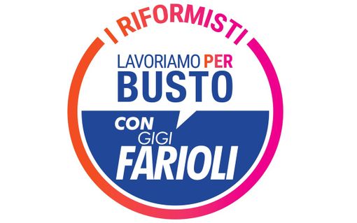 Il simblo de &quot;I riformisti&quot;. A Busto sosterranno la candidatura di Gigi Farioli