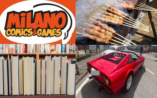 GLI APPUNTAMENTI: un bel weekend tra libri, fumetti e cibo di strada