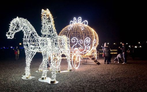 VIDEO. 50 mila visitatori in dieci giorni per vedere le lucine ai Giardini Estensi