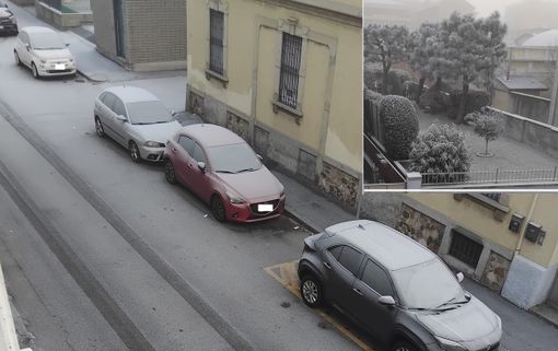 FOTO. Il gelo imbianca la zona dei Cinque Ponti