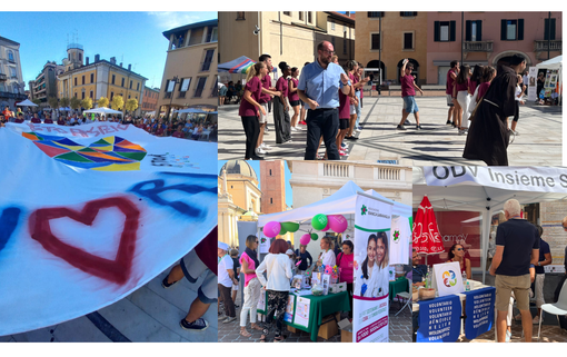 FOTO E VIDEO. Busto, un cuore che non si può contenere. E di cui ricordarsi ogni giorno