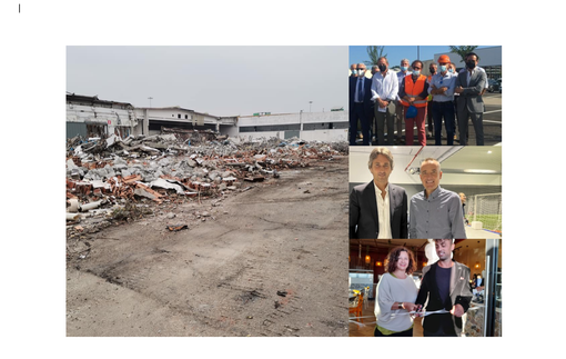 L'avvio dei lavori, un sopralluogo, alcune delle inaugurazioni