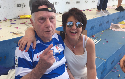 Giannino Gallazzi e la figlia Roberta allo Speroni