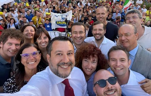 Salvini a Varese (foto dalla pagina Facebook Lega Varese - Salvini Premier)