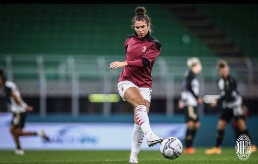 Valentina Bergamaschi, colonna del Milan e della Nazionale (foto d'archivio - Facebook Valentina Bergamaschi/Ac Milan)