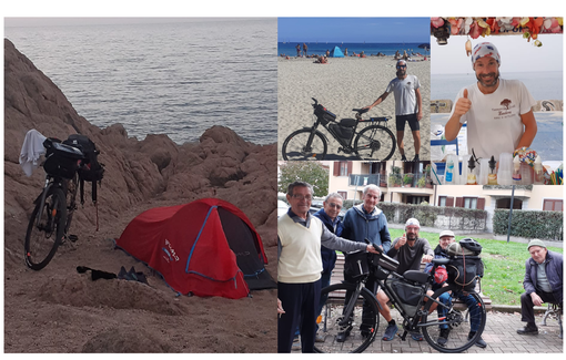 Alcuni momenti del viaggio di Luca fino al ritorno a Busto